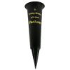 Picture of GRAVE VASE SPIKE BLACK IN LOVING MEMORY OF A DEAR HUSBAND
