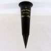 Picture of GRAVE VASE SPIKE BLACK IN LOVING MEMORY OF A DEAR MUM AND DAD