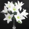Picture of 34cm TIGER LILY BUSH WITH GYP (7 HEADS) IVORY