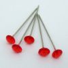 Picture of 4cm (1.5 INCH) DIAMANTE PINS RED X 100pcs