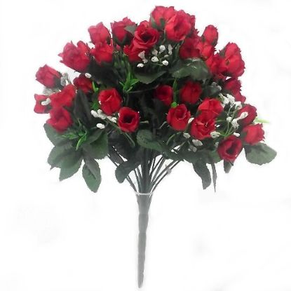Picture of MINI ROSEBUD BUSH WITH GYP RED