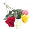 Picture of 55cm SINGLE OPEN ROSE IVORY/WHITE