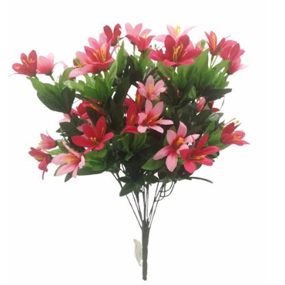 Picture of 40cm WILD LILY BUSH CERISE/PINK