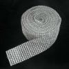 Picture of 50mm (10 ROW) DIAMANTE EFFECT RIBBON X 10 yards CLEAR