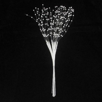 Picture of PEARL SPRAY 12 STEMS SILVER