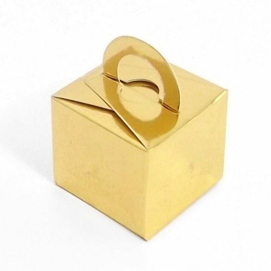 Picture of BALLOON BOX METALLIC GOLD X 10