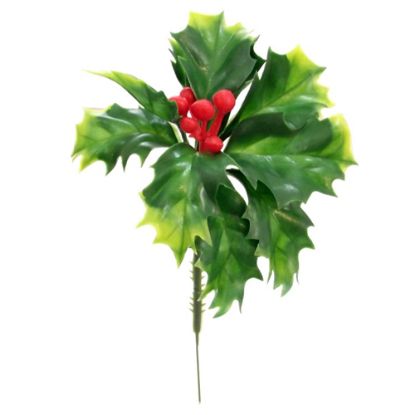 Picture of PLASTIC HOLLY PICK GREEN X BAG OF 36pcs