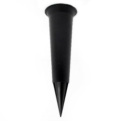 Picture of GRAVE VASE SPIKE BLACK NO PRINT