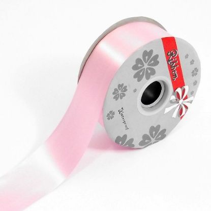 Picture of 50mm (2 INCH) POLY RIBBON X 100 YARDS BABY PINK
