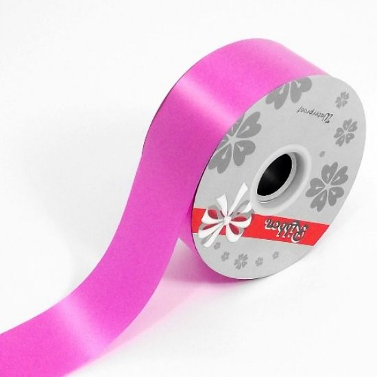 Picture of 50mm (2 INCH) POLY RIBBON X 100 YARDS CERISE