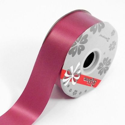 Picture of 50mm (2 INCH) POLY RIBBON X 100 YARDS BURGUNDY