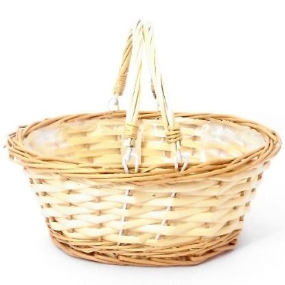 Picture of 28cm OVAL BASKET WITH 2 HANDLES