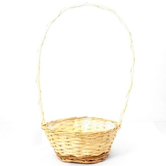 Picture of 25cm (10 INCH) ROUND PLANTING BASKET WITH HOOP HANDLE