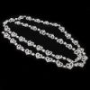Picture of 100cm DIAMANTE HEART GARLAND SILVER/CLEAR