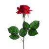 Picture of 42cm REAL TOUCH SMALL OPEN ROSE RED