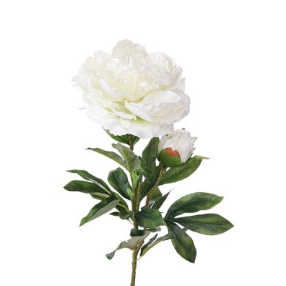 Picture of GIANT PEONY SPRAY IVORY
