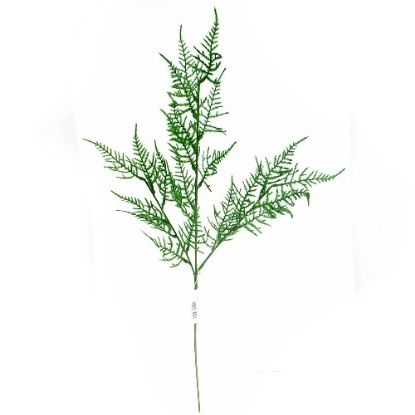 Picture of FLOCKED ASPARAGUS FERN SPRAY GREEN