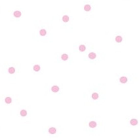 Picture of CELLOPHANE  ROLL 80cm X 100met RANDOM DOTS PINK