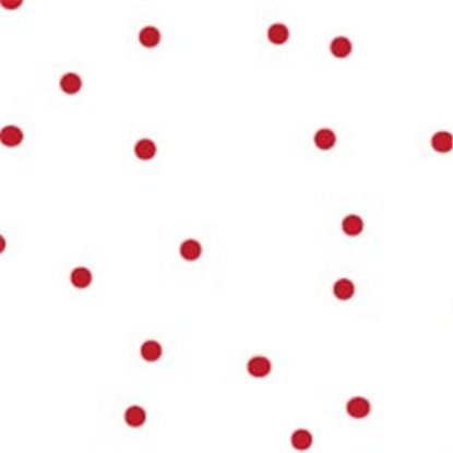 Picture of CELLOPHANE  ROLL 80cm X 100met RANDOM DOTS RED