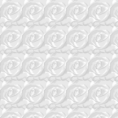 Picture of CELLOPHANE  ROLL 80cm X 100met ROSES WHITE