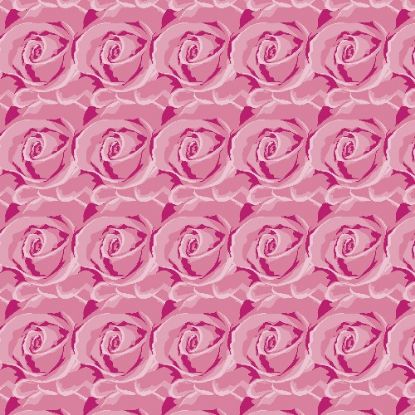 Picture of CELLOPHANE  ROLL 80cm X 100met ROSES FUCHSIA