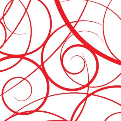Picture of CELLOPHANE  ROLL 80cm X 100met SWIRLS RED