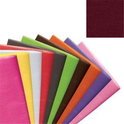 Picture of TISSUE PAPER 500 x 750mm (17gsm) X 48 SHEETS BURGUNDY