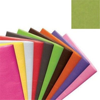 Picture of TISSUE PAPER 500 X 750mm (17gsm) X 240 SHEETS MOSS GREEN
