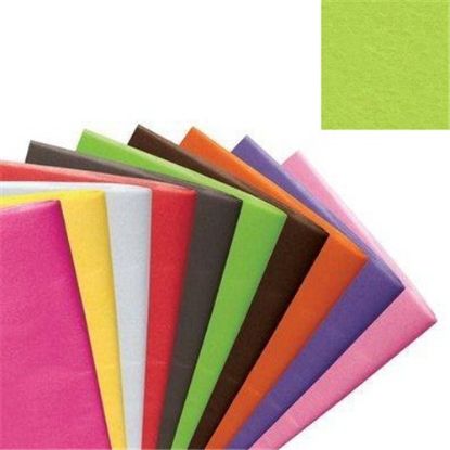 Picture of TISSUE PAPER 500 X 750mm (17gsm) X 240 SHEETS LIME GREEN