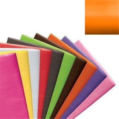 Picture of TISSUE PAPER 500 X 750mm (17gsm) X 240 SHEETS ORANGE