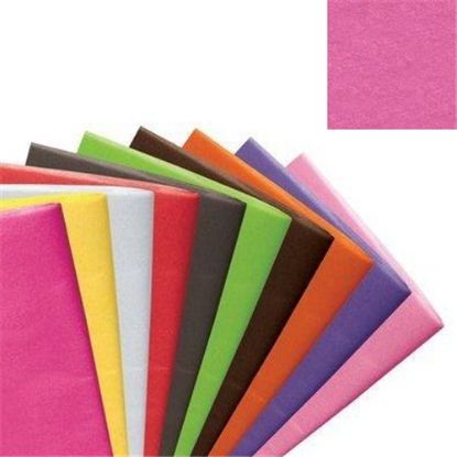Picture of TISSUE PAPER 500 X 750mm (17gsm) X 240 SHEETS PASTEL PINK