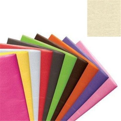 Picture of TISSUE PAPER 500 X 750mm (17gsm) X 240 SHEETS IVORY