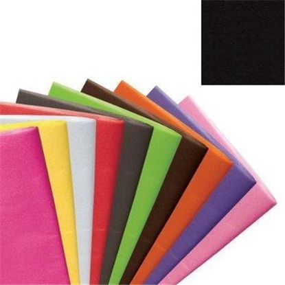 Picture of TISSUE PAPER 500 X 750mm (17gsm) X 240 SHEETS BLACK