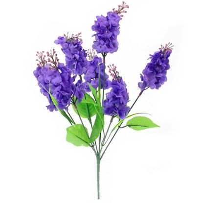 Picture of LILAC FLOWER BUSH WITH GRASS PURPLE