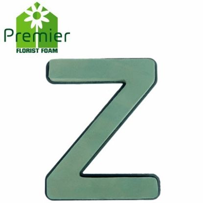 Picture of Premier® FLORAL FOAM PLASTIC BACKED CLIP ON LETTER Z