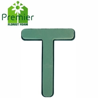 Picture of Premier® FLORAL FOAM PLASTIC BACKED CLIP ON LETTER T