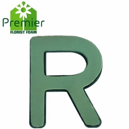 Picture of Premier® FLORAL FOAM PLASTIC BACKED CLIP ON LETTER R