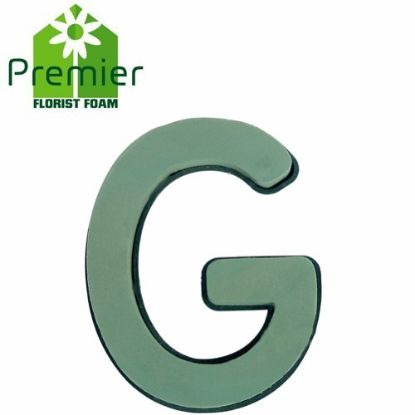 Picture of Premier® FLORAL FOAM PLASTIC BACKED CLIP ON LETTER G