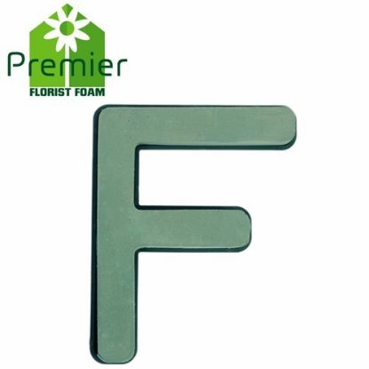 Picture of Premier® FLORAL FOAM PLASTIC BACKED CLIP ON LETTER F