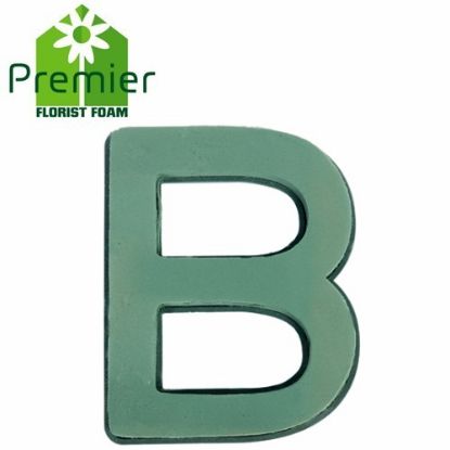 Picture of Premier® FLORAL FOAM PLASTIC BACKED CLIP ON LETTER B