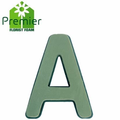 Picture of Premier® FLORAL FOAM PLASTIC BACKED CLIP ON LETTER A