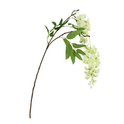 Picture of 95cm TRAILING WISTERIA SPRAY IVORY