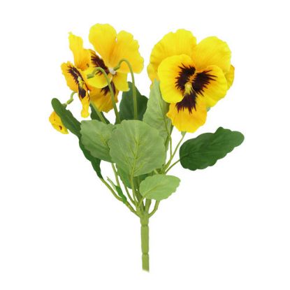 Picture of 30cm PANSY BUSH YELLOW