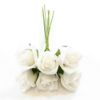 Picture of GRACE COLOURFAST FOAM ROSE BUNCH OF 6 WHITE
