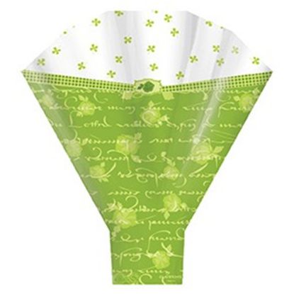Picture of ELEONORE FLOWER SLEEVES 50x44x12cm LIME GREEN X 50pcs
