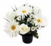 Picture of CEMETERY POT WITH GERBERA ROSEBUD AND DAISY ASSORTED X 12pcs