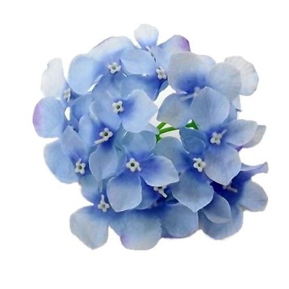 Picture of 12cm HYDRANGEA FLOWER HEAD BLUE X 100pcs