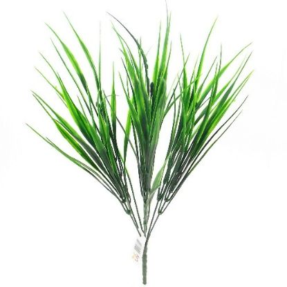 Picture of 38cm PLASTIC GRASS BUSH 2 TONE GREEN