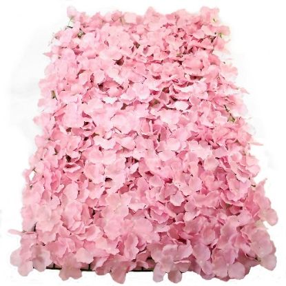 Picture of HYDRANGEA FLOWER WALL 60cm X 40cm PINK