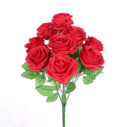 Picture of 42cm LARGE ROSE BUSH RED